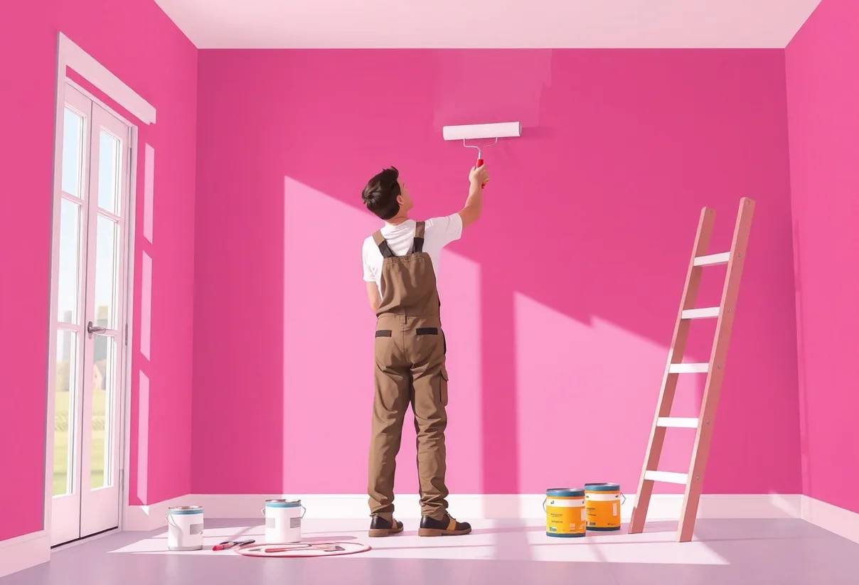 Peintre Sète 34200 en intervention sur un chantier